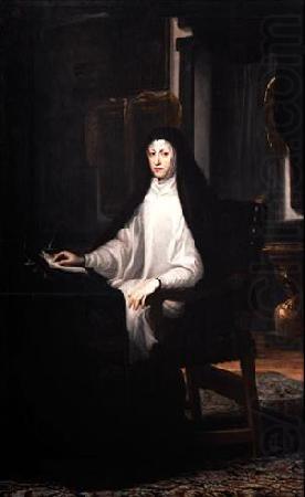 Miranda, Juan Carreno de Portrait of Queen Mariana de Austria as a Widow china oil painting image